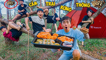 Thái Chuối Thử Thách Cắm Trại Trong Rừng Thông Bất Ổn