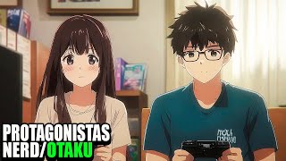 OS 15 MELHORES ANIMES DE ROMANCE QUE O PROTA É OTAKU/NERD
