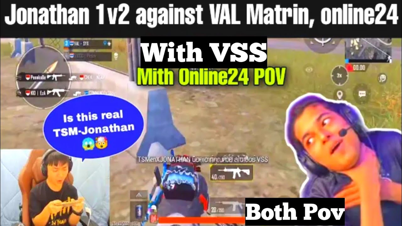 Jonathan vs Valdus Martin | Jonathan 1v2 against Valdus Martin & MITH Online24 With VSS