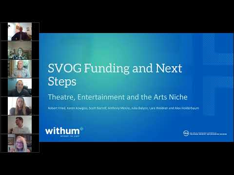 On-Demand Webinar:  SVOG Funding and Next Steps