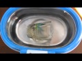 超音波洗浄器　Ultrasonic cleaner（ガラス容器の実験　Basic experiment）