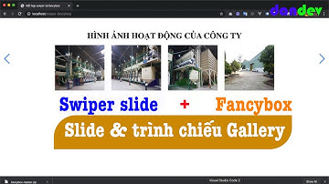 Kết hợp swipe slide với fancybox trình chiếu gallery | dandev