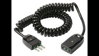 Vimar 0P32347 Cavo prolunga estensibile 3G0,75 3m nero