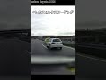 【低レベルな戦い】ガラガラの高速道路であおられ屋の急ブレーキにキレたフォルクスワーゲンが左からの追い越し様にブレーキで反撃!#shorts