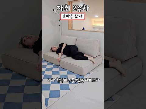 <strong>쇼파</strong> 샀는데 어때요?