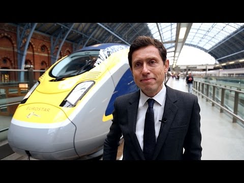 Video: Tàu cao tốc Eurostar giữa Vương quốc Anh và Châu Âu