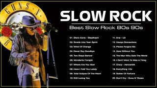 Best Slow Rock Ballads 80&#39;s 90&#39;s | Scorpions, Bon Jovi, Aerosmith, Led Zeppelin, U2, Nirvana