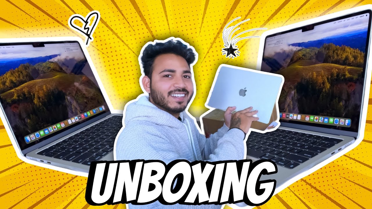 finally got my new laptop 💻 unboxing & first look - YouTube