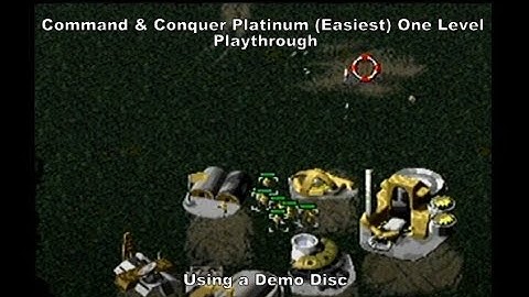 Ps1 Demo Disc 48: Command & Conquer Platinum One Level Playthrough :D #Playstation #Demo #DemoDisc