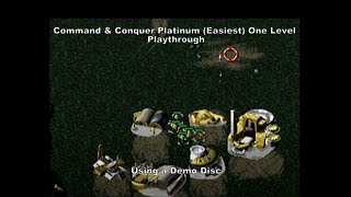 PS1 Command & Conquer Platinum (Demo) Short Playthrough :D #Playstation #Sony #PS1 #Demo #DemoDisc
