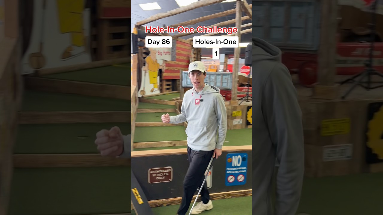 ДЕНЬ 86: Испытание «Удар в лунку с первого раза» (ЦЕЛЬ = 7 ударов в лунку с первого раза)