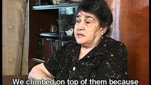 Holocaust Survivor Testimony:  Ekaterina Khazran, part 2/3