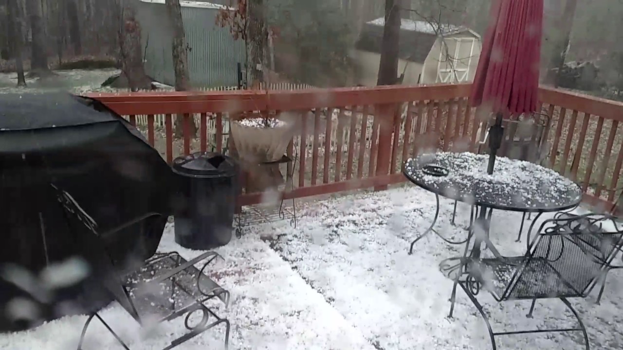Hail storm in Chesterfield VA YouTube