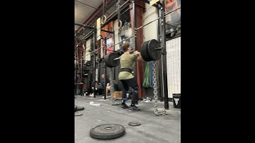 315lb chain front squat double