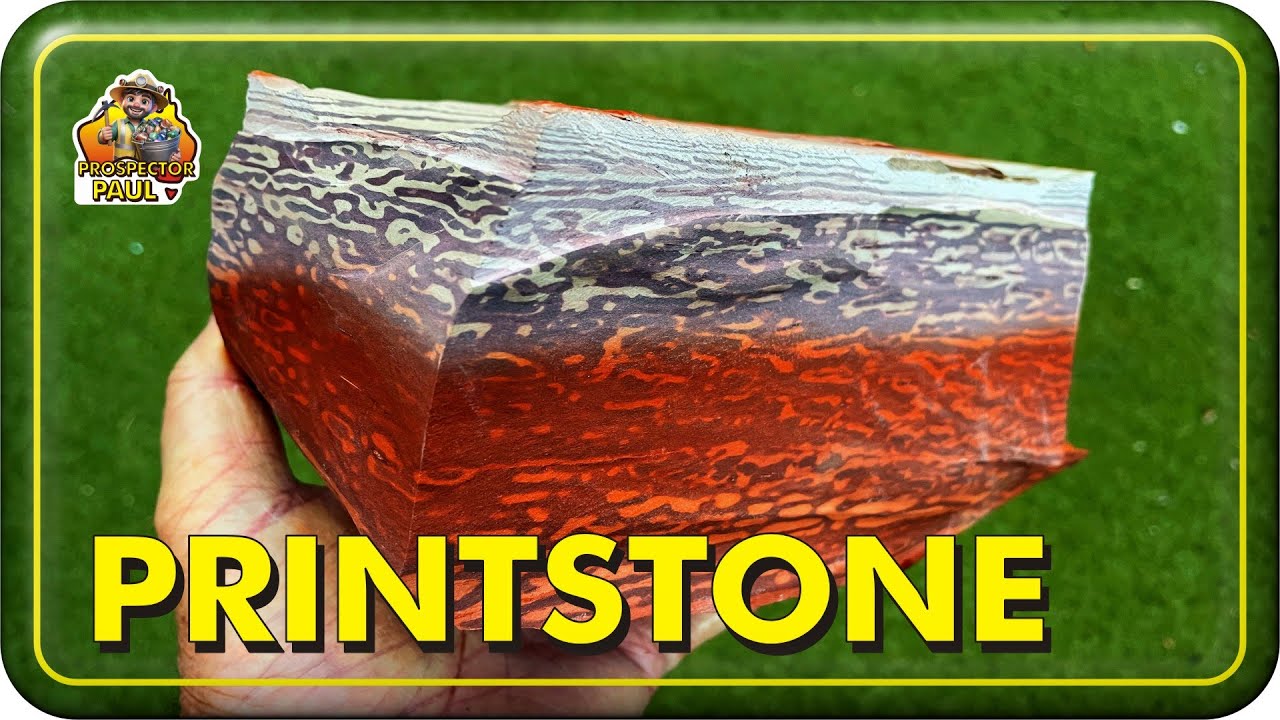 Cutting a 17 kg Chunk of Printstone Using an Angle Grinder