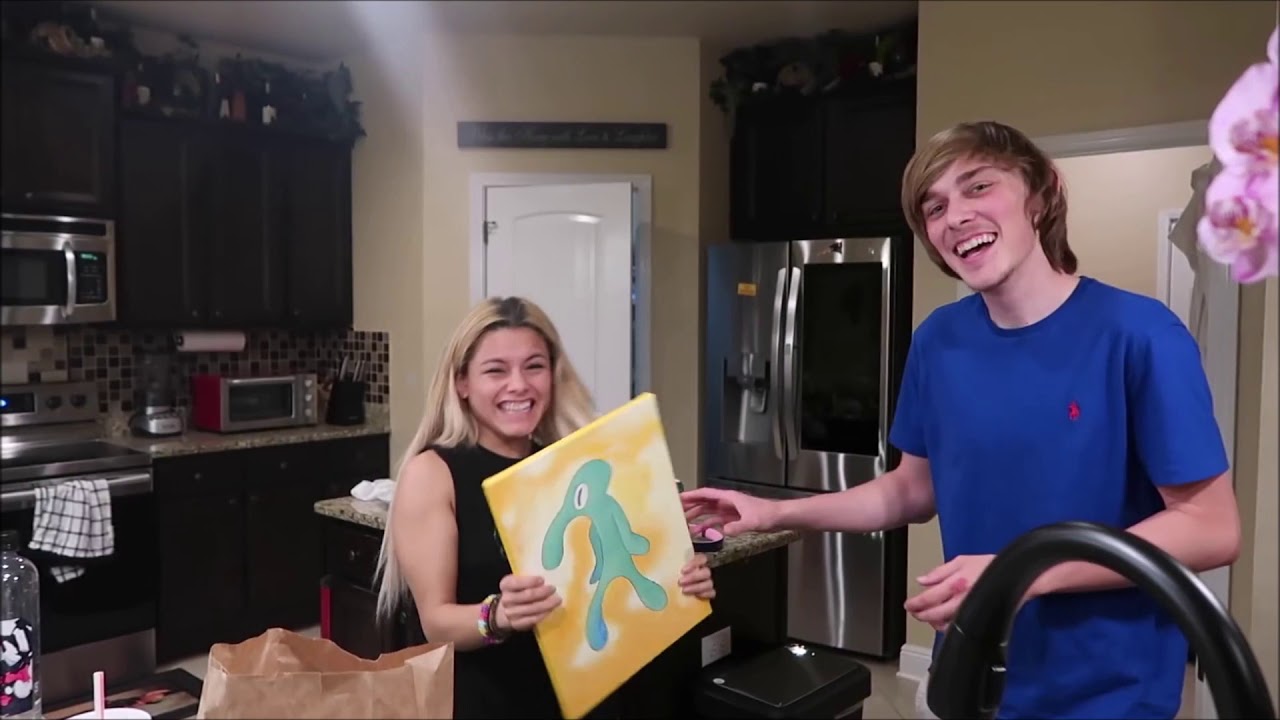 Adriana Fajardo Destroys Chilly Jimenez's Squidward Bold and Brash Painting Gift to Logan