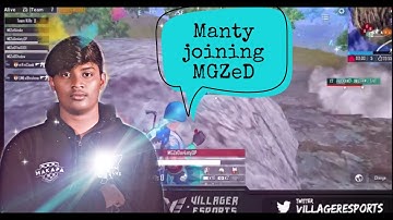 Manty playing for Marcos Gaming - New lineup of MGZeD with Aman, Shadow and the dude
