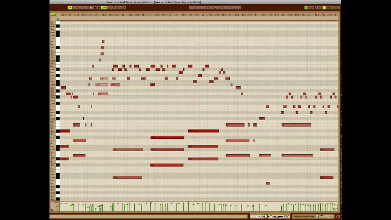 Tangerine Dream Love on a Real Train piano variations YouTube