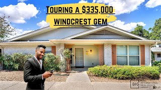 Let’s tour a $335,000 home in Windcrest, Texas! (San Antonio)