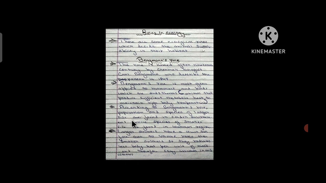 Ecology for CSIR NET ,Part-2,Rules in Ecology