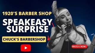 SPEAKEASY SURPRISE - Exploring a 1920s Barber Shop in Concord, NH!