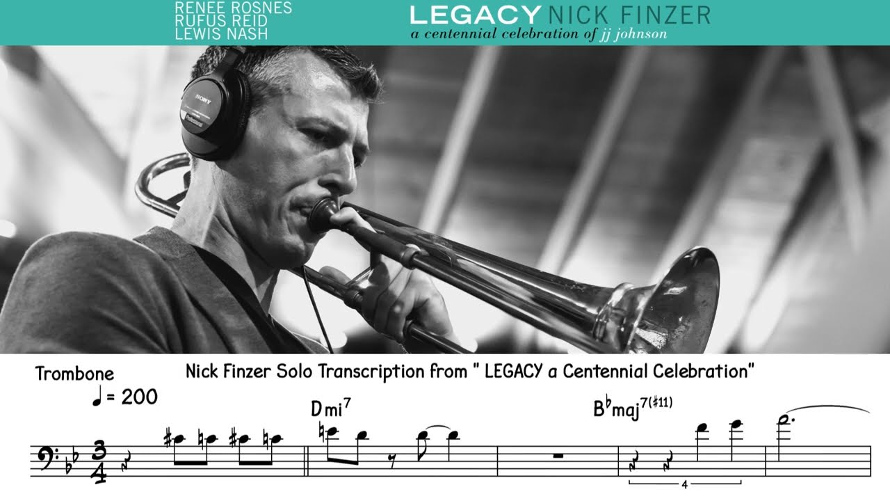 Nick Finzer Solo Transcription - Shortcake