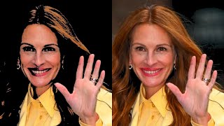 Julia Roberts Pixel Bloom Time Lapse