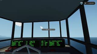 Testing autopilot during moderate tsunami in Stormworks