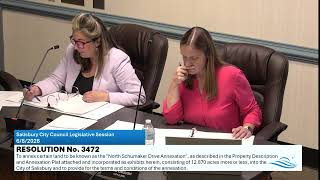 Salisbury City Council Legislative and Open Work Session 06/08/2026 - pt 2 of 3