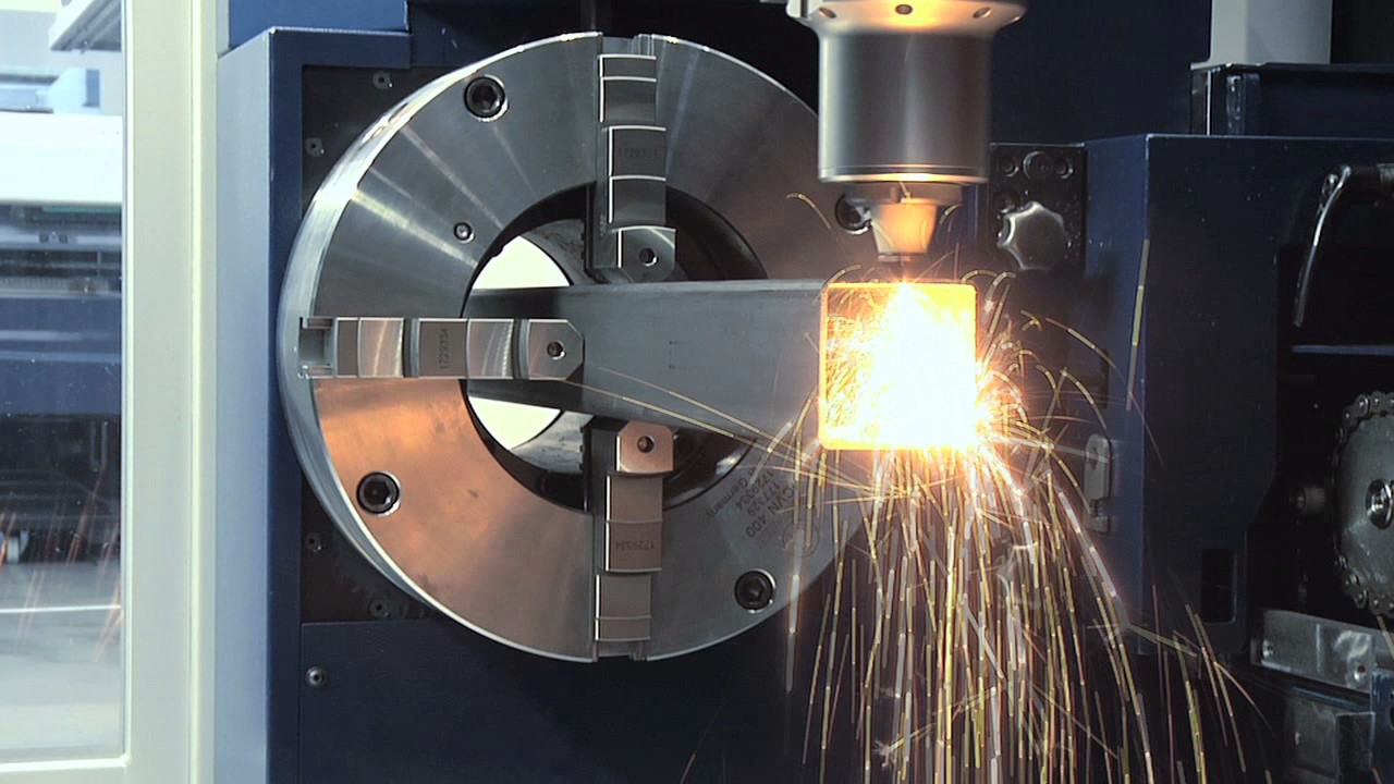 Laser - Лазерная резка трубы и профиля RotoLas - YouTube