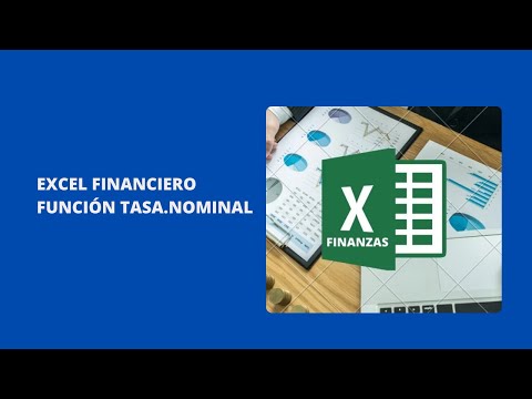 FUNCIÓN TASA.NOMINAL - EXCEL FINANCIERO