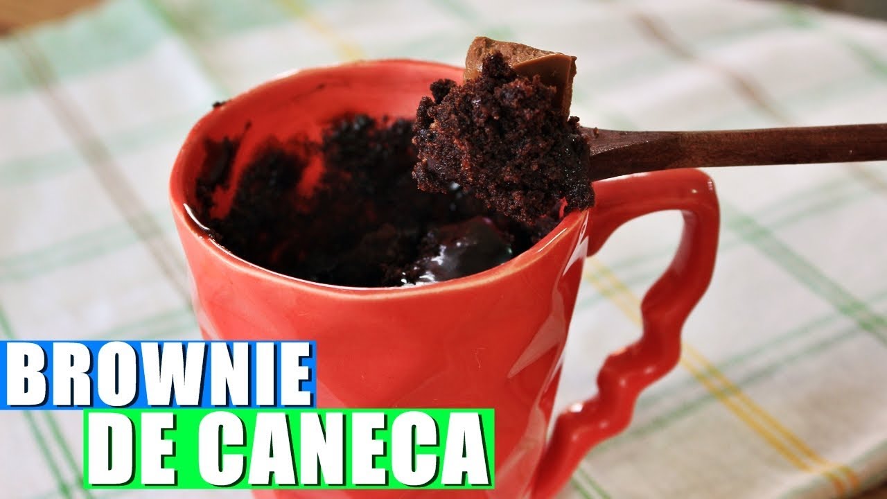 Brownie De Caneca De Microondas Pronto Em 1 Minuto Menino