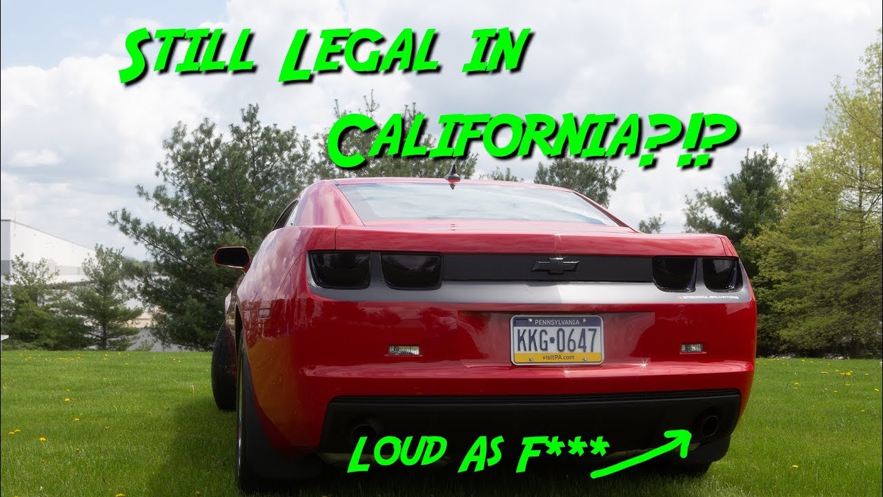 How to get a loud exhaust in CA The California Exhaust Loophole YouTube