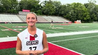 SEMO Soccer - Preseason Interview Sophie Shrum