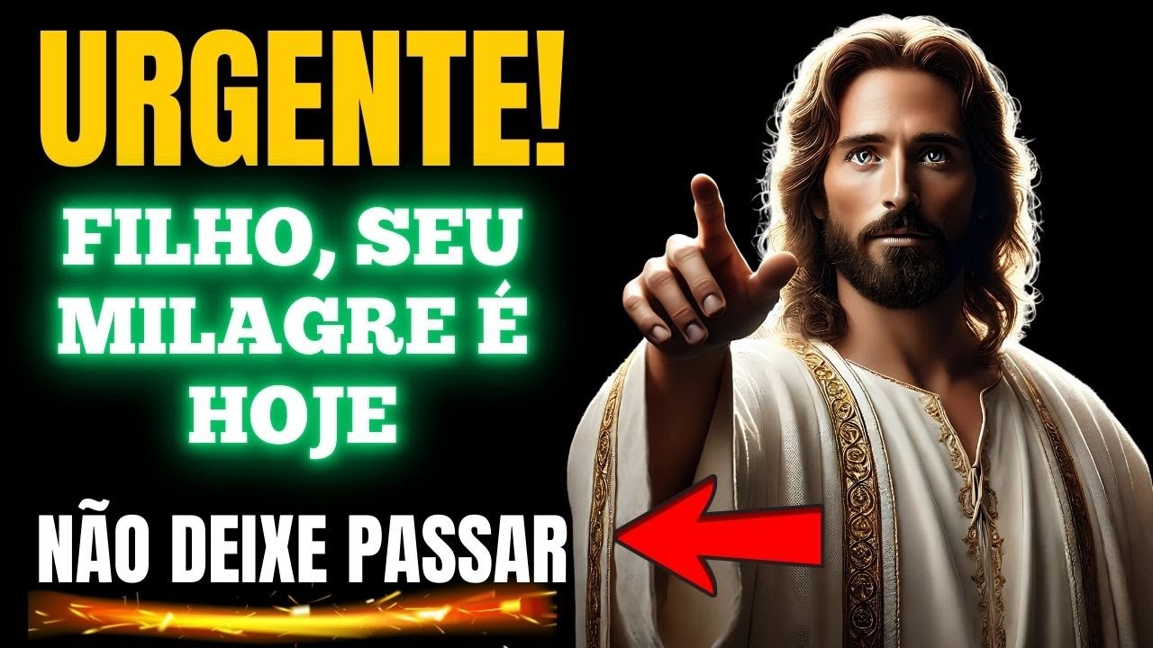 🚨 NÃO PULE! DEUS ACABA DE LIBERAR UM MILAGRE SÓ PRA VOCÊ!