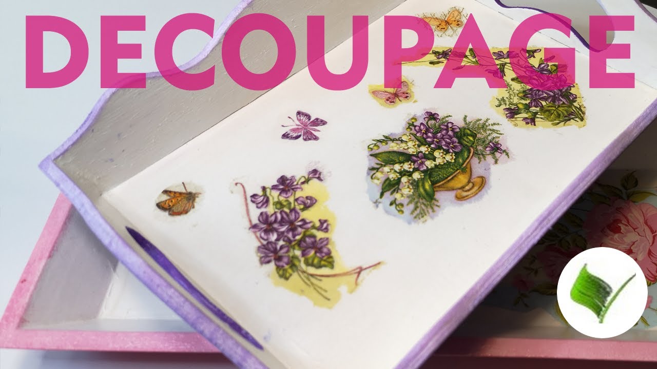 Servietna tehnika na lesu. Decoupage tehnika.