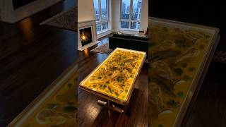 I Built a Glowing Golden Trophy Resin Table! 🏆✨ #resinart #diy #dioramachallenge #resincast #resin