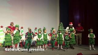 Pre k 2 Gators Christmas show