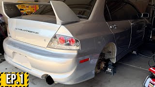 Did I buy a rust bucket… General maintenance on my Evo 8! Fluid Flush, Rust, & More | EP. 1