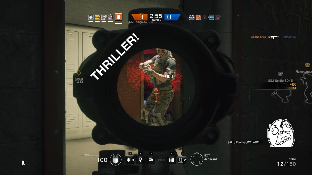 Rainbow Six Siege | Thriller and a Salty Player