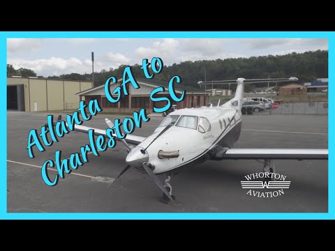 TIMELAPSE | Pilatus PC-12 | Atlanta GA to Charleston SC