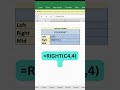 Excel LEFT MID RIGHT Formula Explained | Extract Text Easily