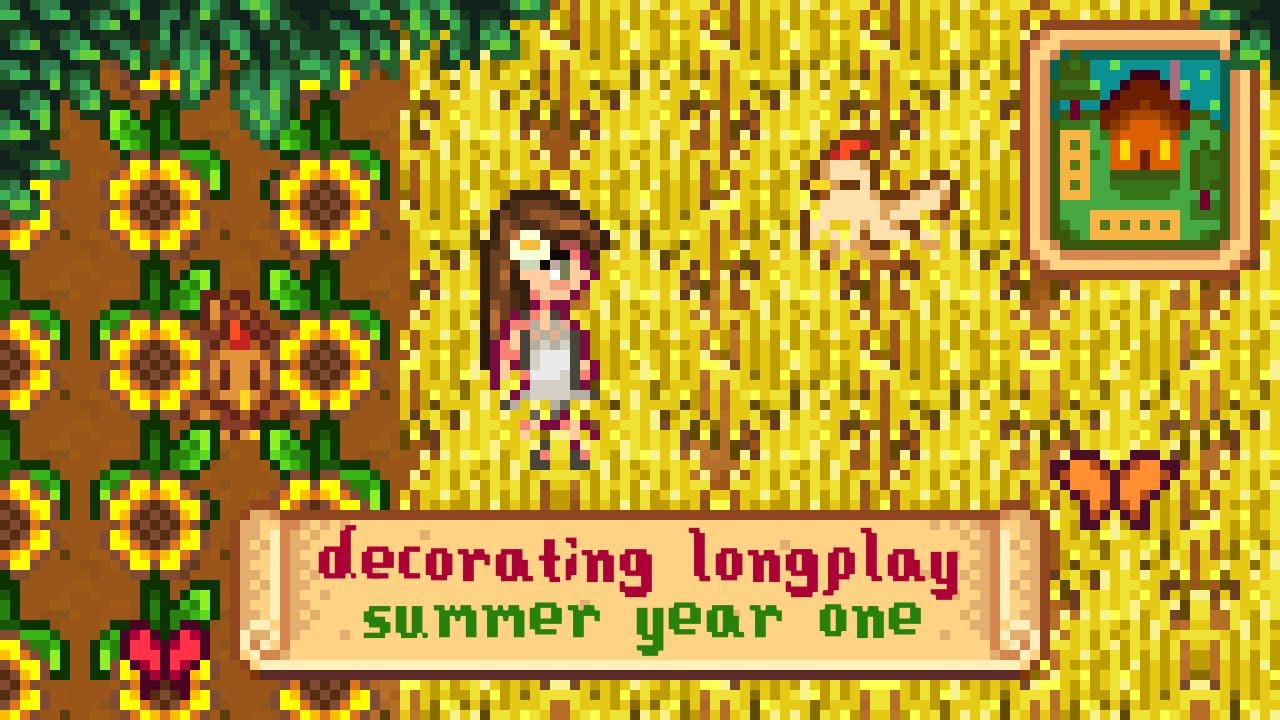 Gathering Resources 🌻🍦☀️ // Stardew Valley Longplay Summer Y1(No Commentary)