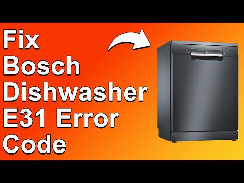 How To Fix Bosch Dishwasher E31 Error Code (Heat Pump Malfunction - Best Solutions For Error E31!)
