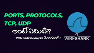 Ports | Protocols | TCP | UDP | TCP Three way handshake | Practical's on Wireshark |