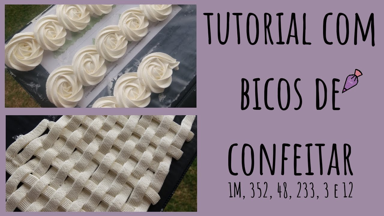 BICOS DE CONFEITAR PARA INICIANTES | Tutorial de bicos