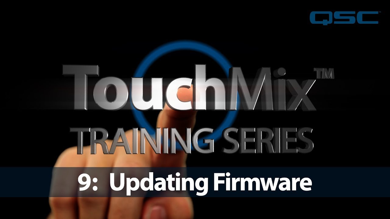 QSC TouchMix Training 09 Firmware Update (English) YouTube