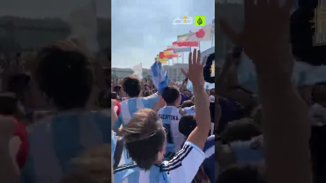 الجماهير الأرجنتينية في الطريق إلى ملعب لوسيل