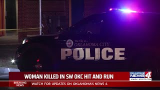 Woman killed in SW OKC hit and run