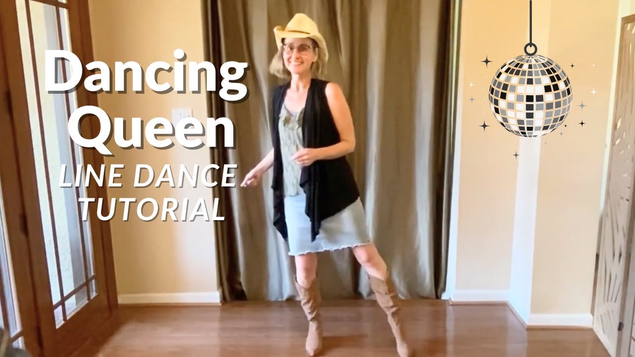 DANCING QUEEN Line Dance Beginner Tutorial #dance #nostalgia